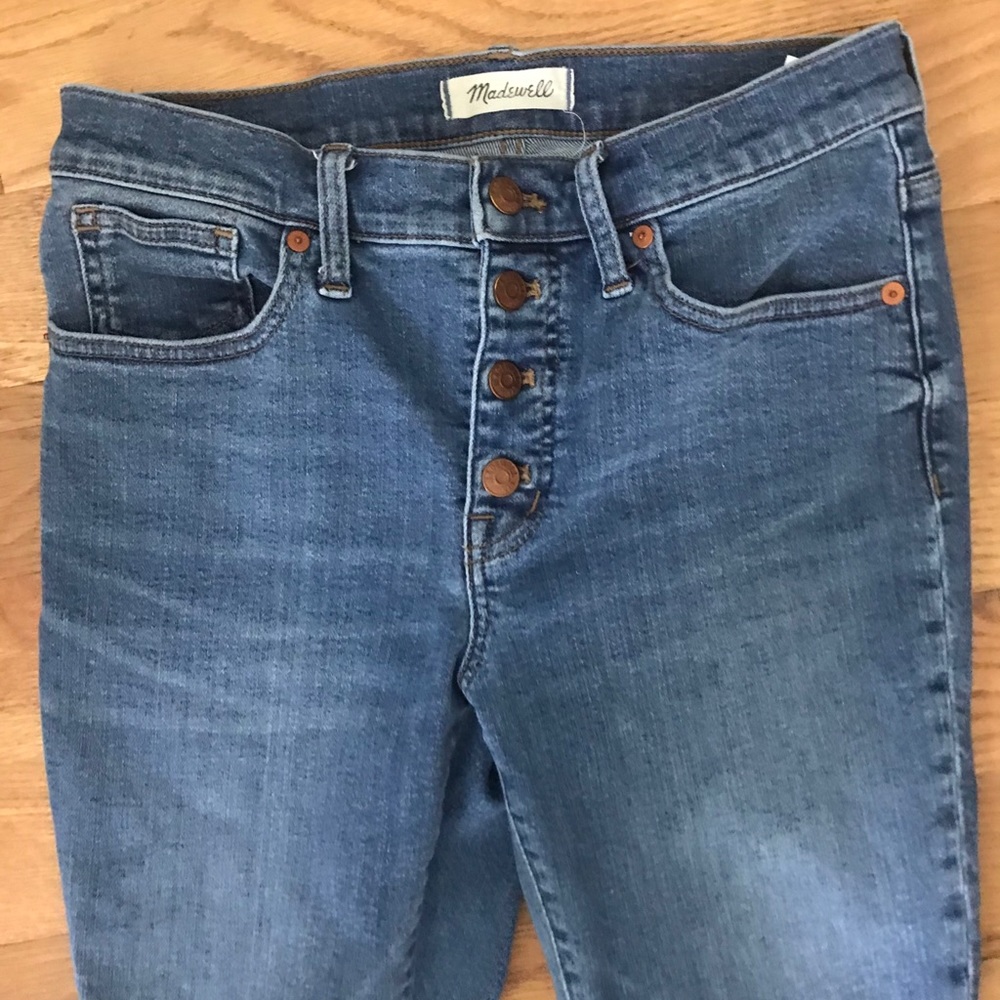 Madewell Button fly skinny jeans (stretch) size 28